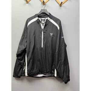 FOOT JOY‎ Pullover Jacket Mens XL black 1/2 zip Bluegrass Cup embroidered Golf